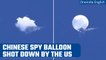 Chinese spy balloon shot down by the US, Biden says will take care | Oneindia News