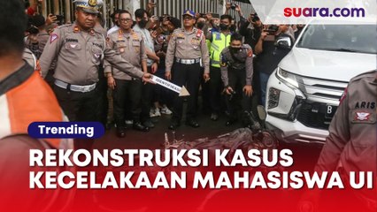 6 Hal Terkuak dalam Reka Ulang Kasus Kecelakaan Mahasiswa UI: Korban Melaju 30km/jam