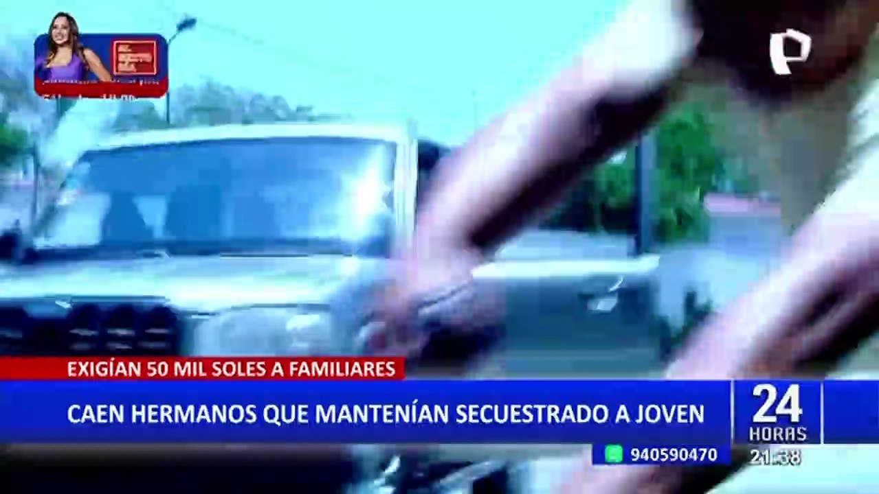 Caen hermanos que pedían S/ 50 000 para liberar a joven que secuestraron en Ventanilla