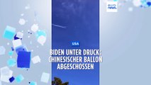 Fehlende Härte gegenüber China? Biden nach Abschuss des 