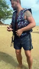 Monkey Steals Tourist's Phone in Thailand