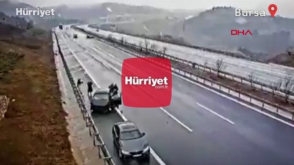 Bursa'da, İstanbul - İzmir otoyolunda zincirleme kaza: 4 ölü, 7 yaralı