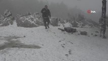 Beklenen kar yağışı Anadolu Yakası'nda başladı