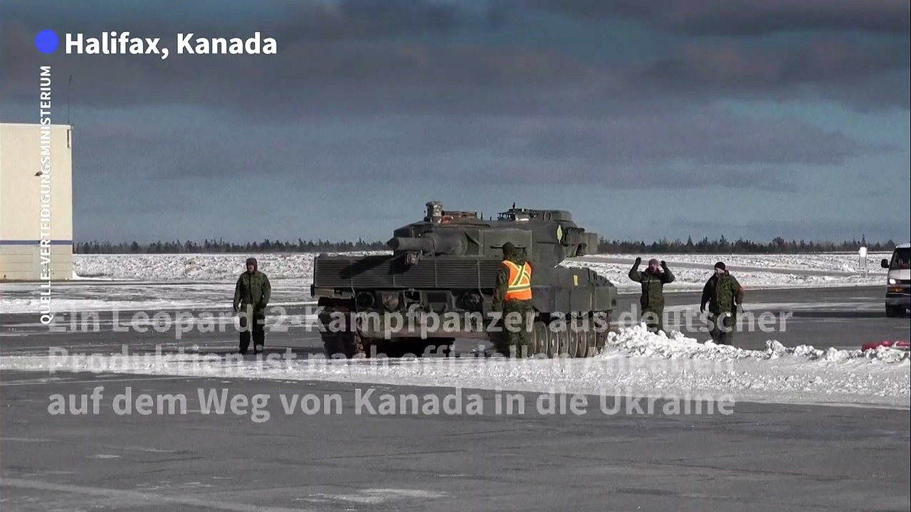 Kanada liefert ersten Leopard-2-Kampfpanzer an die Ukraine