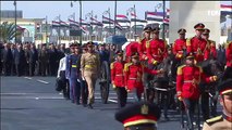 الرئيس السيسي يتقدم جنازة رئيس الوزراء السابق شريف إسماعيل بمسجد المشير طنطاوي
