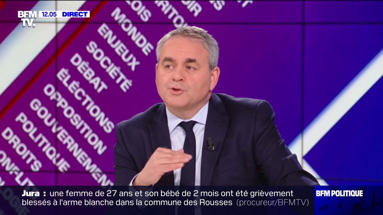Retraites: Xavier Bertrand souhaite "qu'on engage l'extinction des régimes spéciaux dès maintenant"
