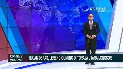 Pantauan Udara Longsor di Lereng Gunung Sesean, 6 Rumah Warga Rusak!