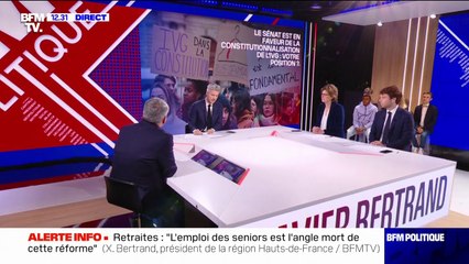 Constitutionnalisation de l'IVG: "Si j'étais parlementaire, je voterais", affirme Xavier Bertrand