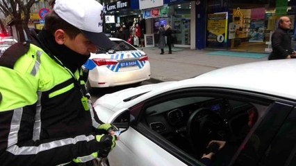 Polisi gören itiraz etse de cezadan kurtulamadı