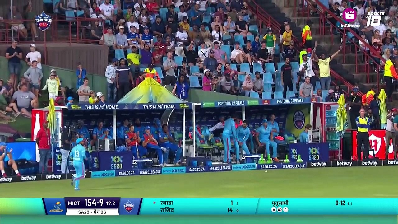 Pretoria Capitals triumph in a LAST-BALL THRILLER against MI Cape Town (Hindi) _ SA20 League