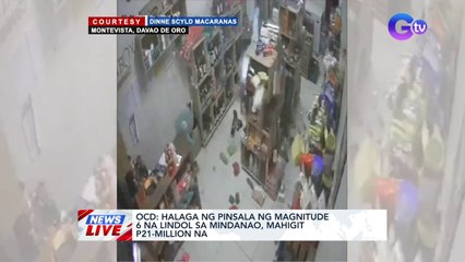 Halaga ng pinsala ng magnitude 6 na lindol sa Mindanao, mahigit P21-million na — OCD | News Live