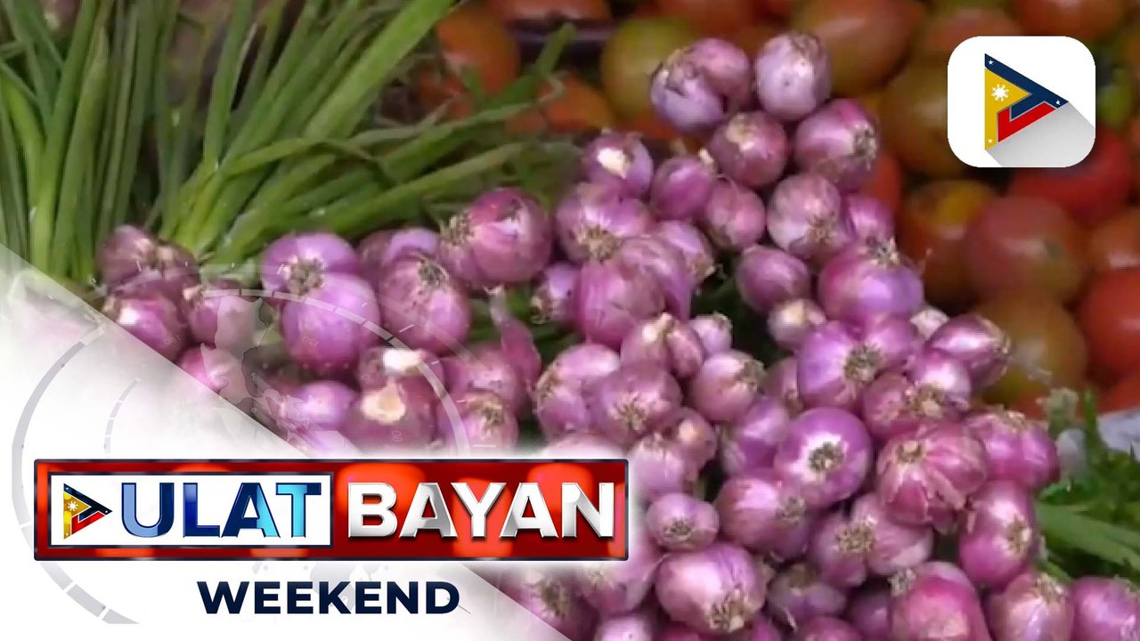 Presyo ng sibuyas sa palengke, bumaba