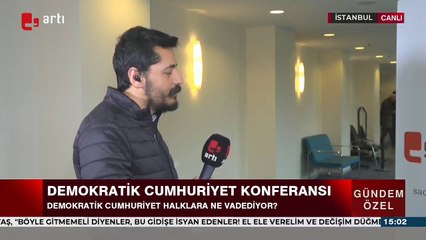 Prof. Dr. Nilgün Toker, 'Demokratik Cumhuriyet Konferansı'nı değerlendirdi