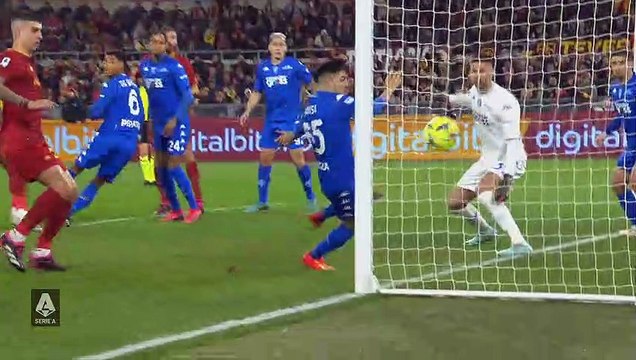 Roma Empoli 2:0 Abraham header helps Roma to home win Goals Highlights Serie A Résumé