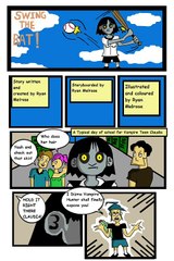 The New Girl Is A Vampire Webcomic EP 1 Swing The Bat - Made with Clipchamp