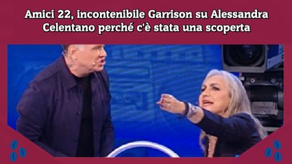Amici 22, incontenibile Garrison su Alessandra Celentano perché c'è stata una scoperta