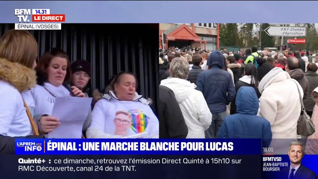 Tu es dans mes pensées à chaque instant qui passe : l'émotion de la mère de Lucas lors de la marche blanche