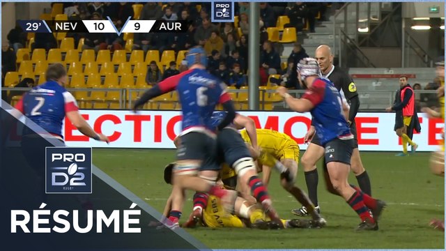 PRO D2 - Résumé USON Nevers-Stade Aurillacois: 22-18 - J19 - Saison 2022/2023