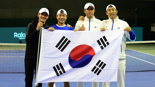 남자 테니스 대표팀, 벨기에에 대역전승...데이비스컵 2년 연속 16강 / YTN