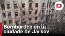 Dos misiles impactan en el centro de la ciudad de Járkov, dejando cuatro heridos