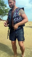 Monkey Steals Tourist's Phone in Thailand