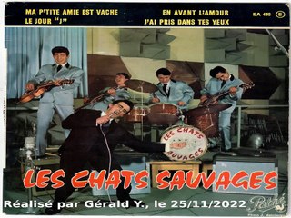 Download Video: Les Chats Sauvages & Dick Rivers_Le jour J (B. Doss_I've got you)(1961)