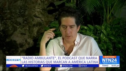 Daniel Alarcón, periodista y escritor habló de su podcast "Radio ambulante"