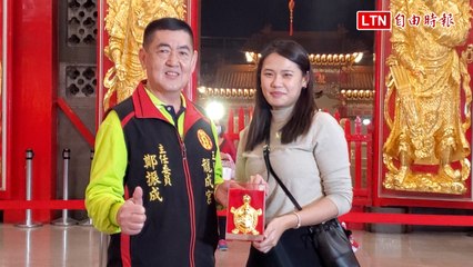 五甲龍成宮元宵乞龜 創作歌手9聖杯奪3688斤大龜王