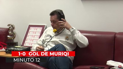 La patada de Roncero de frustración tras el fallo de Asensio