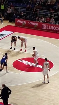 Facundo Campazzo free throw - Crvena zvezda košarka