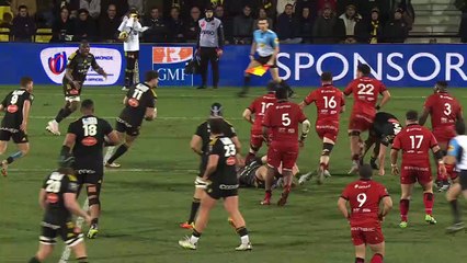 TOP 14 - Essai de Josua TUISOVA (LOU) - Stade Rochelais - LOU Rugby - Saison 2022:2023