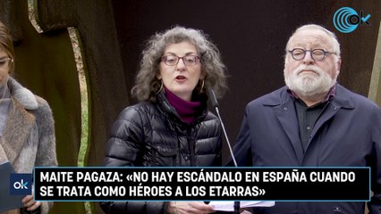 Maite Pagaza: «No hay escándalo en España cuando se trata como héroes a los etarras»