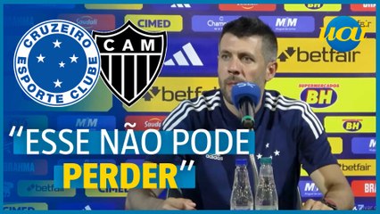 Pezzolano projeta clássico contra o Atlético