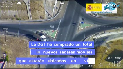 La DGT lo vuelve a hacer: 14 radares móviles que instalará en estas carreteras