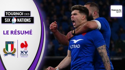 Six Nations 2023 : Le résumé de Italie-France