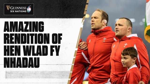 What an atmosphere in Cardiff during the anthems | 2023 Guinness Six Nations