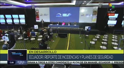 Autoridades ecuatorianas llaman a la población a votar