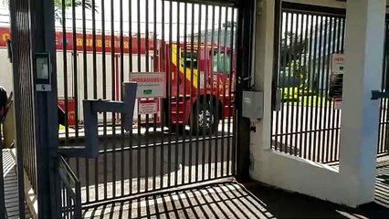 Princípio de incêndio em churrasqueira mobiliza Bombeiros