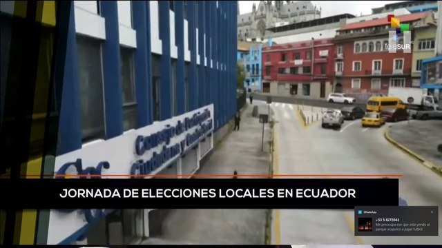 teleSUR Noticias 15:30 05-02: Ecuador: Comicios seccionales con refuerzos de seguridad
