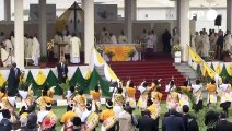 Papa Francisco celebra missa para milhares de fiéis no último dia de visita ao Sudão do Sul