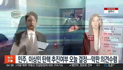 민주, 이상민 탄핵안 추진 여부 오늘 결정…막판 의견수렴