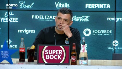 Sérgio Conceição: "Se há azia, é porque ganhamos"