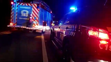 Forte colisão entre dois carros é registrada na BR 277 em Cascavel