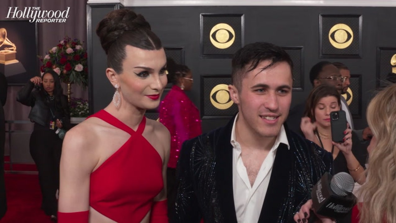 Dylan Mulvaney and Chris Olsen Are Crushing on Harry Styles on the Red Carpet | Grammys 2023