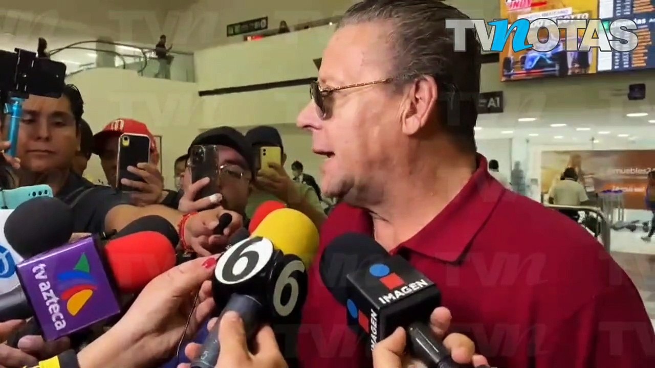 Alfredo Adame llegó a la CDMX y habló de su percance en el tránsito de la Ciudad de México