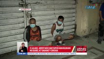 2 lalaki, arestado matapos mahulihan ng baril at umano'y droga | UB