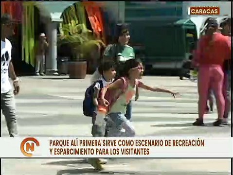 Caraqueños destacan funcionamiento del parque Alí Primera como centro de recreación