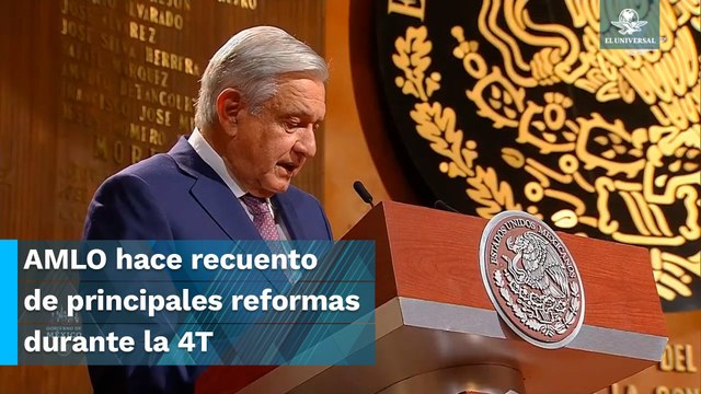 AMLO asegura que insistirá en abolir reformas neoliberales impuestas en la Constitución