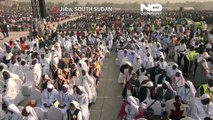 تصاویری از اولین سفر پاپ به سودان جنوبی، کشور جنگ‌زده آفریقا