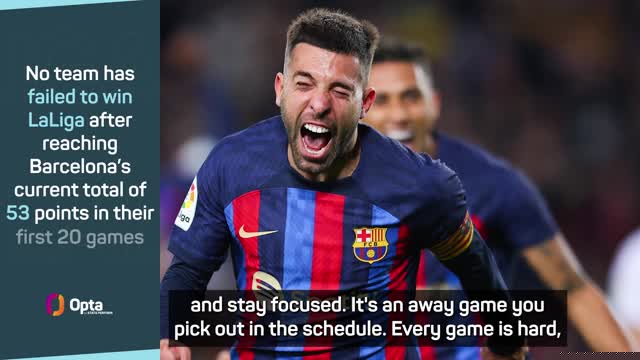 Xavi reluctant to write Real Madrid off despite Barcelona's eight point lead